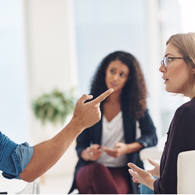 Group experiencing difficulty addressing conflict