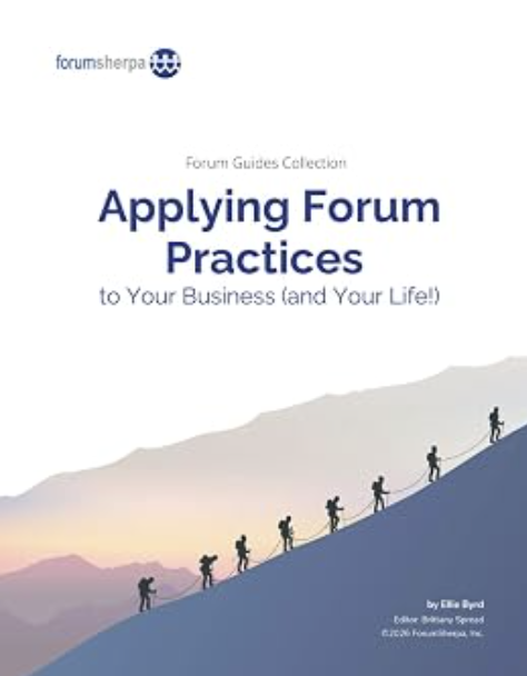 Applying Forum Practices Guide book cover